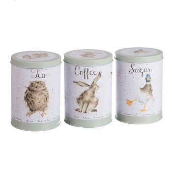 Wrendale Tea, Coffee and Sugar Cannisters