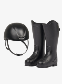 LeMieux Toy Rider Boots & Helmet Black