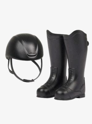 LeMieux Toy Rider Boots & Helmet Black