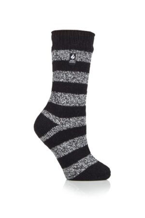 Heat Holders Tuscany Ladies Broad Stripe Sock - 2.3 Tog