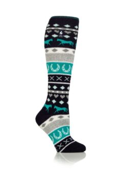 Heat Holders Wetherby Ladies Fairisle Lite Long Socks – 1.6 Tog