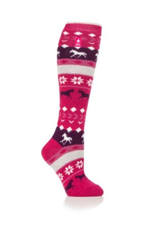 Heat Holders Windsor Ladies Fairisle Lite Long Sock - 1.6 Tog