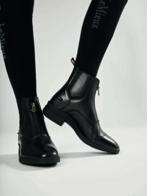 LeMieux Zip Paddock Boot Black